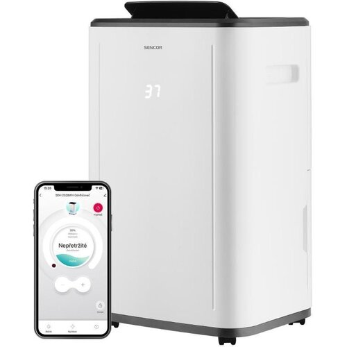 Sencor odvlaživač zraka, SDH 2028WH, 20L, WiFi, bijeli Slike