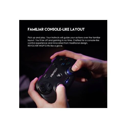 Fantech WGP12 Revolver PC/PS3 crni bežični gamepad Slike
