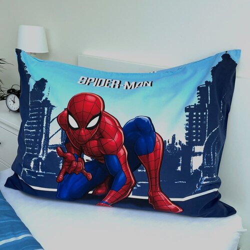 Jerry Fabrics Plava pamučna dječja posteljina za krevet za jednu osobu 140x200 cm Spider-man &amp;quot;Blue&amp;quot; &amp;ndash; Slike