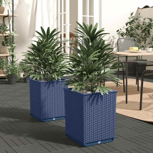  Sadilice 2 kom plava siva 30 x 30 x 37 cm od polipropilena Cijene