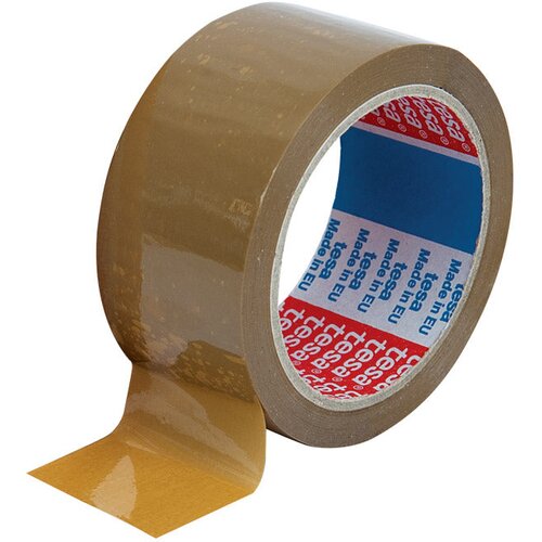 Traka ljepljiva 48mm/66m solvent Tesa 04263-00156-07 smeđa Slike