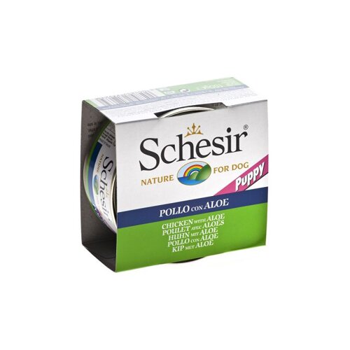 Schesir Pa&amp;scaron;teta za &amp;scaron;tence, Piletina i aloa, 150g Slike