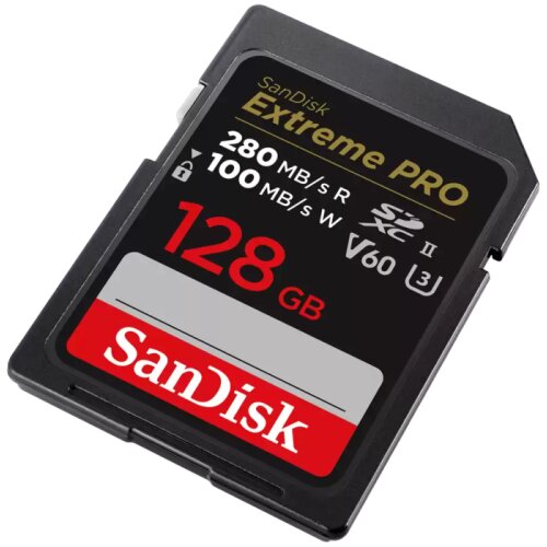 San Disk Extreme PRO 128GB V60 UHS-II SD, 280/100MB/s,V60,C10,UHS-II Cene