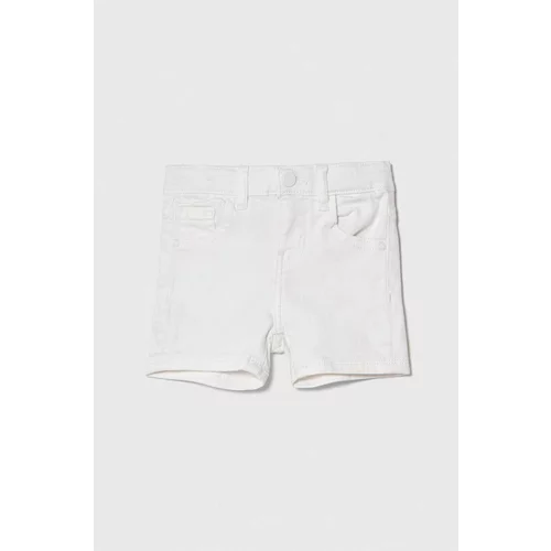 Guess Otroške kratke hlače iz jeansa bela barva