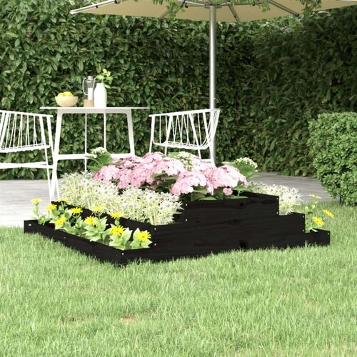  Sadilica crna 110x110x27 cm od masivne borovine Cijene