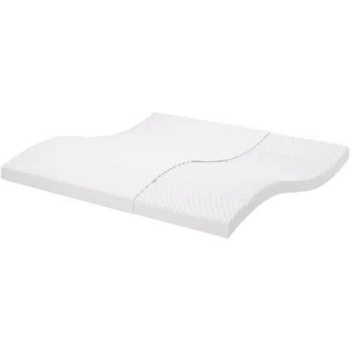 vidaXL Madrac od pjene bijeli 200 x 200 cm 7 zona tvrdoća 20 ILD Cijene