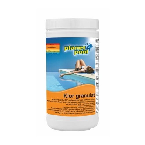 PLANET POOL Klor granulat Planet Pool Chemclor (50 % aktivnega klora, 1 kg) Slike