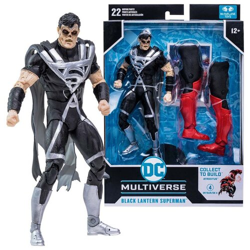 DC Comics DC Build-A Wave 8 Blackest Night Black Lantern Superman 7-Inch Scale Action Figure, (20499621) Slike
