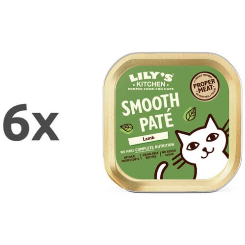 Lily&amp;#039;s Kitchen Smooth Pat&amp;eacute; Adult - jagnjetina, pi&amp;scaron;čanec in svinjina 6 x 85 g Slike