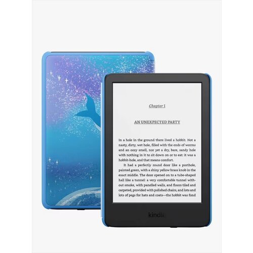 KINDLE Kids B0CP324VS4 Space Whale, 6” 300ppi, 16GB, USB-C, Wi-Fi, BT, 2024, Plavi Cene
