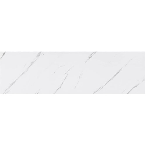 Polica na zidu Zidne 4 pcs Bijeli mramor 80 x 23,5 x 4 cm Slike