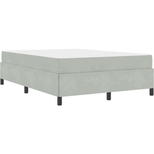  Krevetna konstrukcija Bijela i svijetlosiva 140 x 190 cm Bar&amp;scaron;un Slike