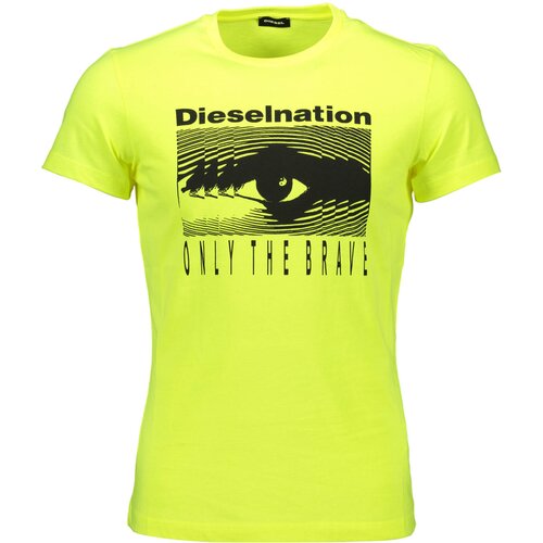 Diesel SHORT SLEEVE T-SHIRT MEN YELLOW Slike