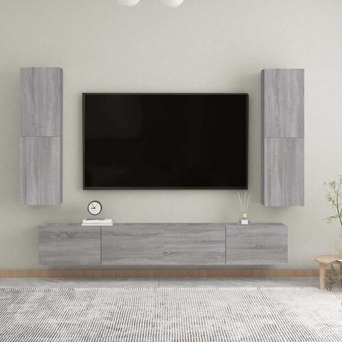  Zidni TV ormarić boja sivog hrasta sonome 30,5 x 30 x 110 cm Cijene