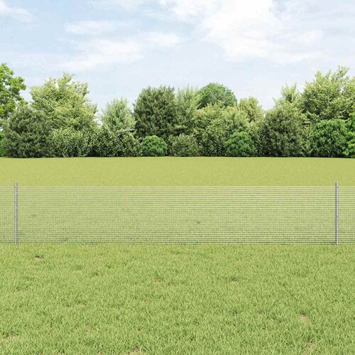  Zavarena žičana ograda s postom 10 x 0,4 m Srebrna Mreža Cene