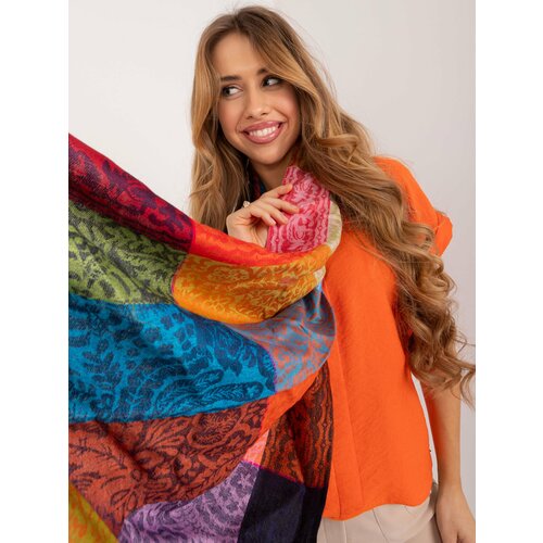 Fashion Hunters Women's long scarf with colorful patterns Cene