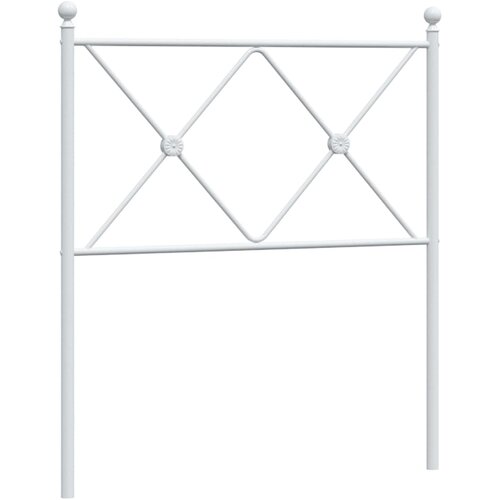  Metalno zamjensko uzglavlje bijelo 75 cm Slike