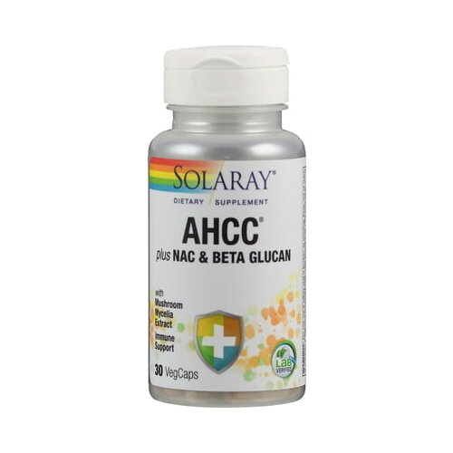 Solaray AHCC® Plus NAC in beta-glukan kapsule Cene