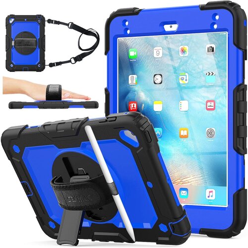 JTech Ohi&scaron;je za Samsung Galaxy Tab A 8.0" z naramnico Modro, (22025654) Cene