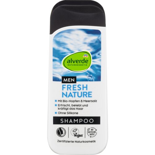 alverde NATURKOSMETIK MEN fresh nature men šampon za muškarce 200 ml Cene