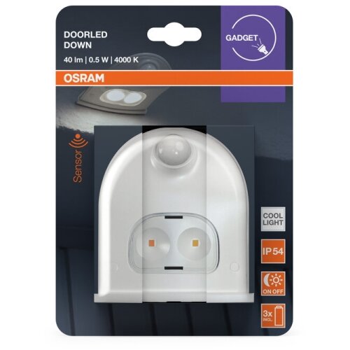 Osram LED spolja&amp;scaron;nje zidno svetlo sa senzorom DOORLED LED/0,5W/3xAA IP54 Slike
