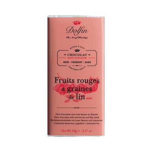 Dolfin Temna čokolada - Rdeče jagode & lanena semena Cene
