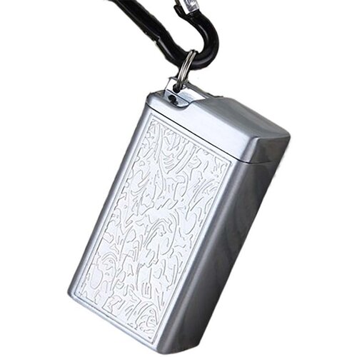 INF Prenosni mini pepelnik s karabinom za ključe - vzdržljiv in priročen Silver, (5000241921) Cene