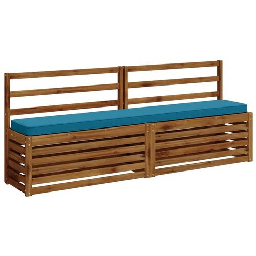  Jastučići za klupe - 2 dijela VUGHT 2 pcs 100% poliester - Svetlo plava (poliester) 180 x 30 cm 2 Cijene