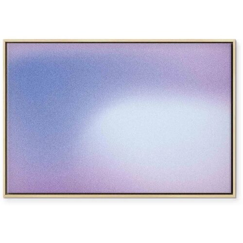  Slika - Heather Mist - Delicate Gradient Comprising Various Shades of Violet 60x40 U prirodnom drvenom okviru Slike