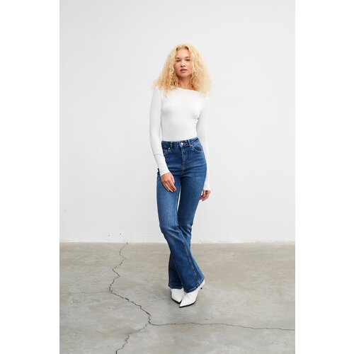 VATKALI High Waist Flare Jeans Slike