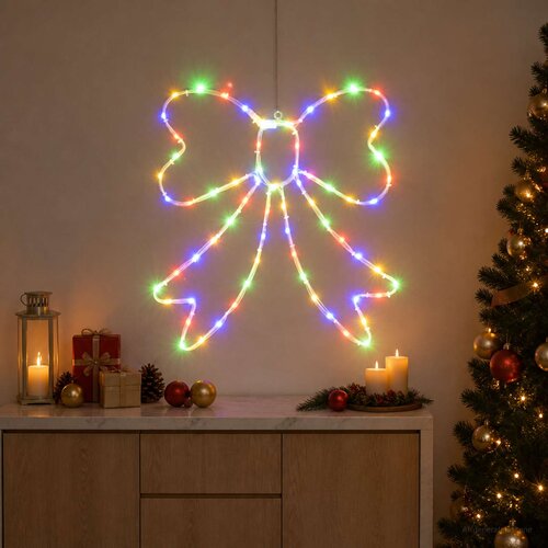  LED svjetleća mašna LOVIISA 70 LED lampica Višebojno 50 x 51 cm Cene