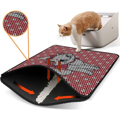 WALLXPERT Nrszn0150 multicolor cat litter mat Cene