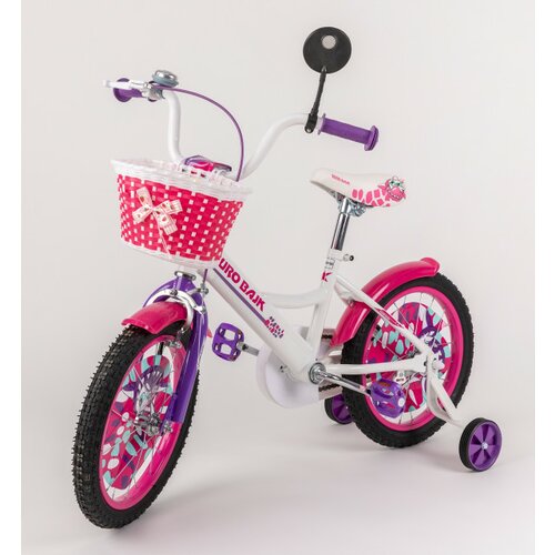 Bmx euro bicikl za decu 16" - pink Cene