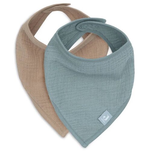 Jollein Muslin podbradak marama, Sea Green/Biscuit 2 kom Slike