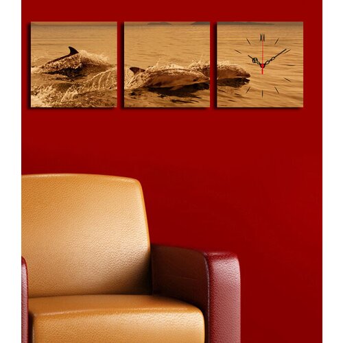 Wallity zidni sat 3P2828CS-7, 90x28 cm, 3 dela Cene