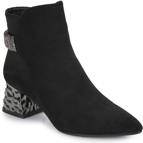 Ex&amp;eacute; Shoes Gležnjarji - Črna Slike