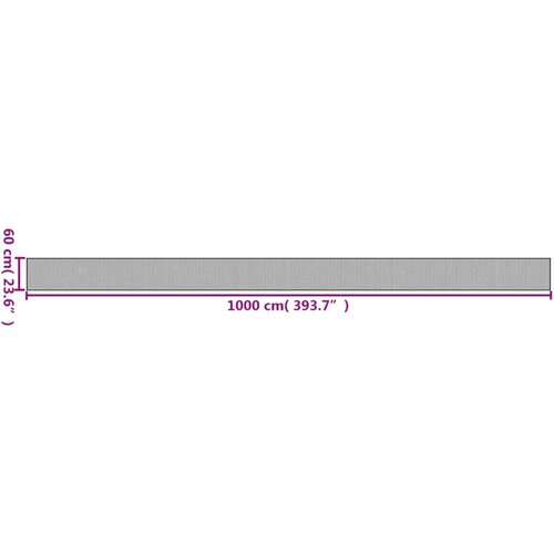  Tepih pravokutni tamnosmeđi 60 x 1000 cm od bambusa Slike