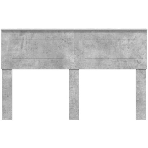  Uzglavlje s uzglavljem Betonski sivi 140 cm Konstruirano drvo Slike