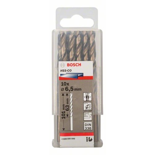 Bosch 2608585890 Burgije za metal HSS-Co, DIN338 Cene