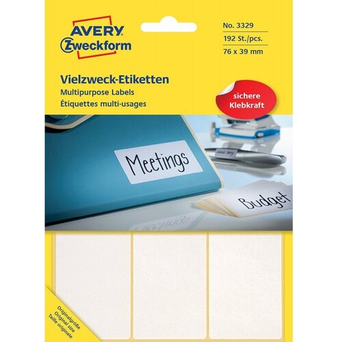 Avery Zweckform Etikete za označevanje 76 x 39 mm Cene
