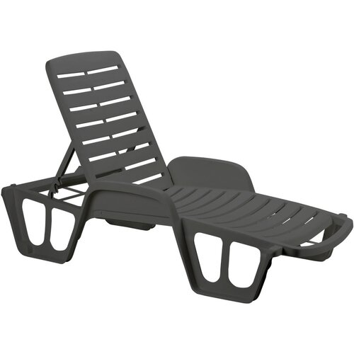  Plastična ležaljka Lettino Fisso antracit, 71x192x100 cm Cijene