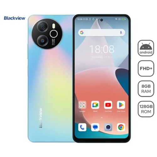 Blackview pametni telefon Shark 8, 6.78, 8GB+128GB, modra