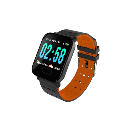 Smart Watch A6 crno-narandzasti pameni sat Slike