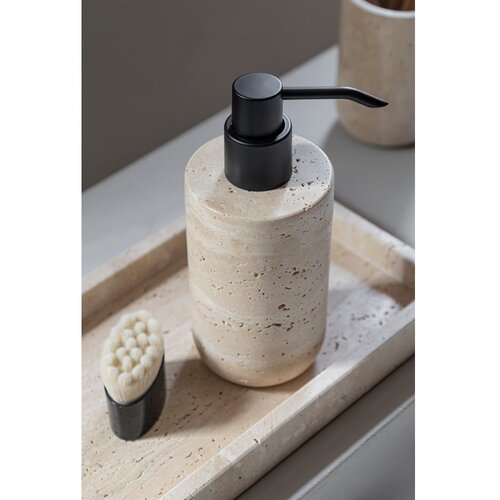Mette Ditmer Denmark Bež kamnit dozirnik za milo 250 ml Travertine &amp;ndash; Slike