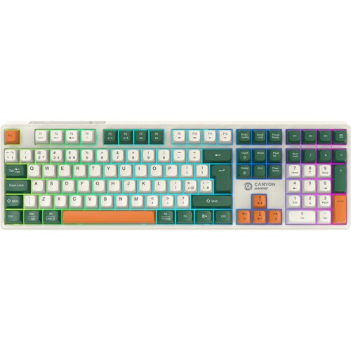 Canyon gaming tastatura Shadder GKW-11 mehanička RGB UK/US Wireless White Cijene