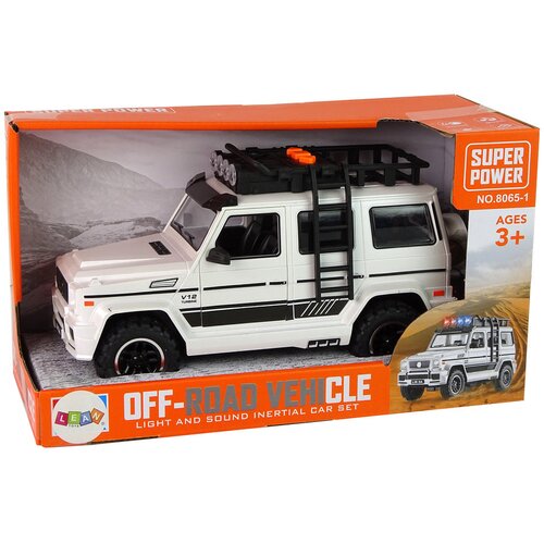  Auto na daljinsko upravljanje powered off-road - bijeli Slike