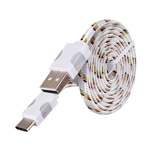 podatkovni kabel Type C na Type A (USB) z led lučko bel