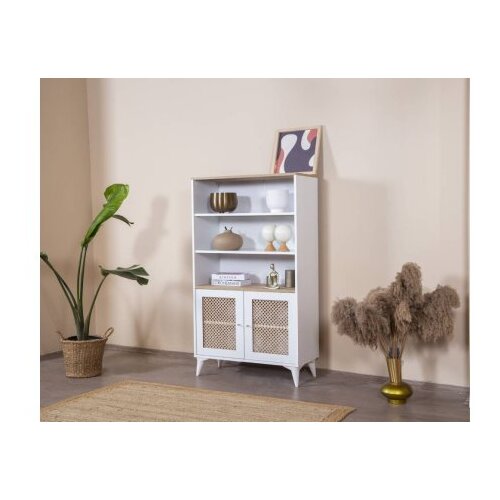 Hanah home polica za knjige goose white oak Cene