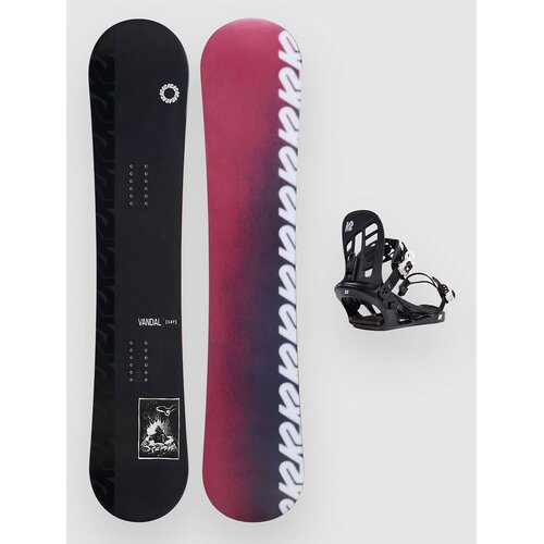 K2 Vandal + YOU+H black M 2026 Kids Snowboard set design Slike