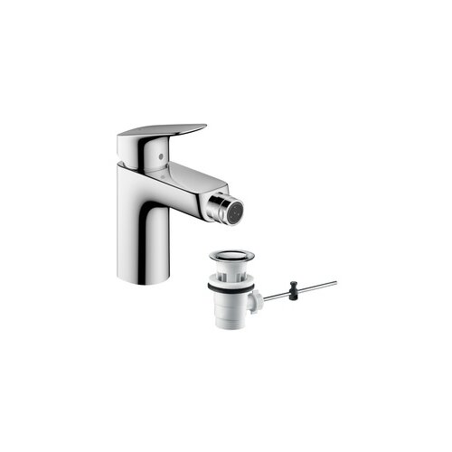 Hansgrohe Logis 100 Chrome baterija (slavina) za bide sa odlivnim ventilom sifona pop-up 71200000 Cene